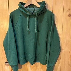 Topshop Deep Green Women's Hoodie